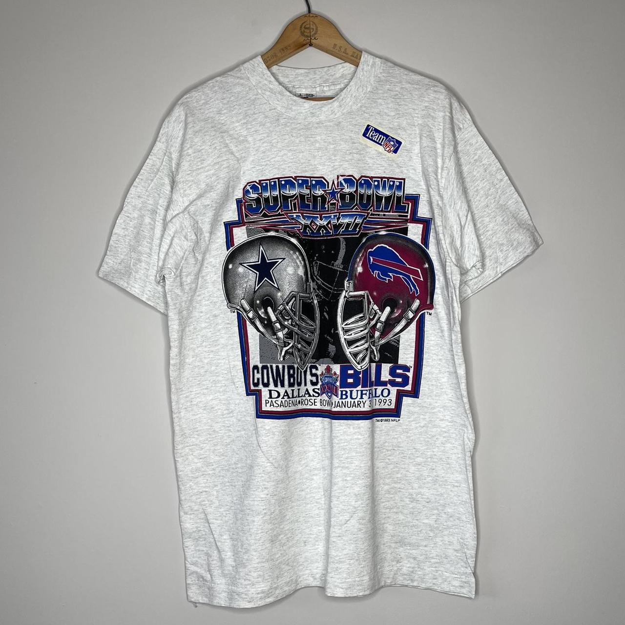 VINTAGE NFL DALLAS COWBOYS CHAMPION VS BUFFALO BILLS TEE SHIRT