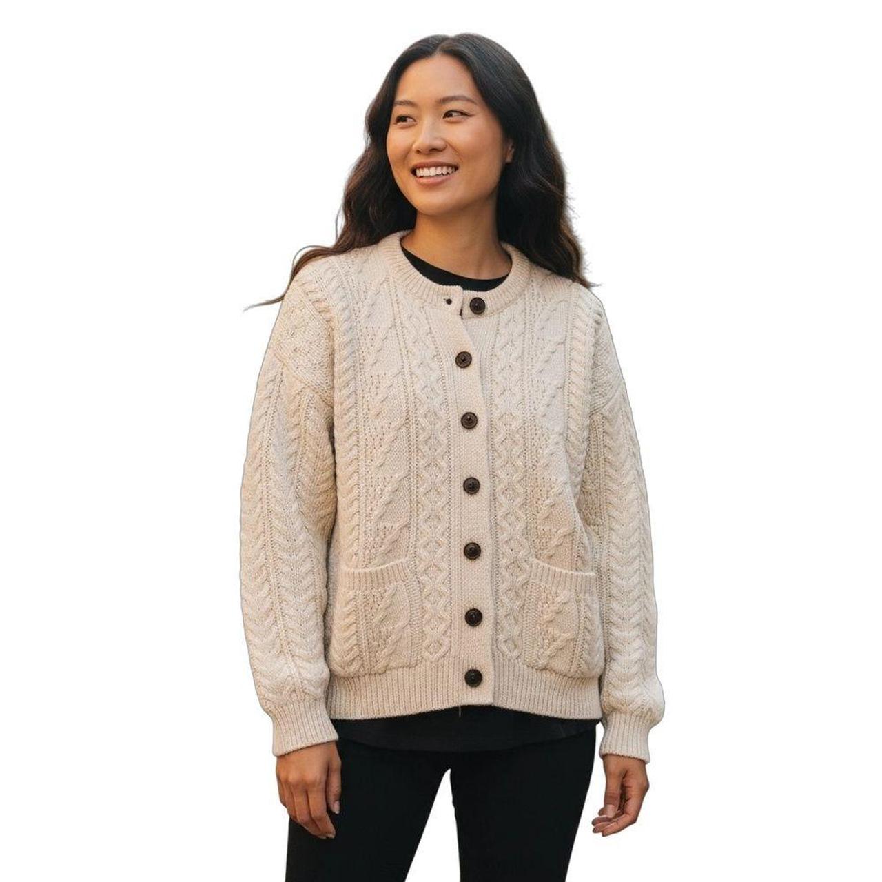 Source Unknown Women's Cardigan - Cream - S – VTG… - image 1