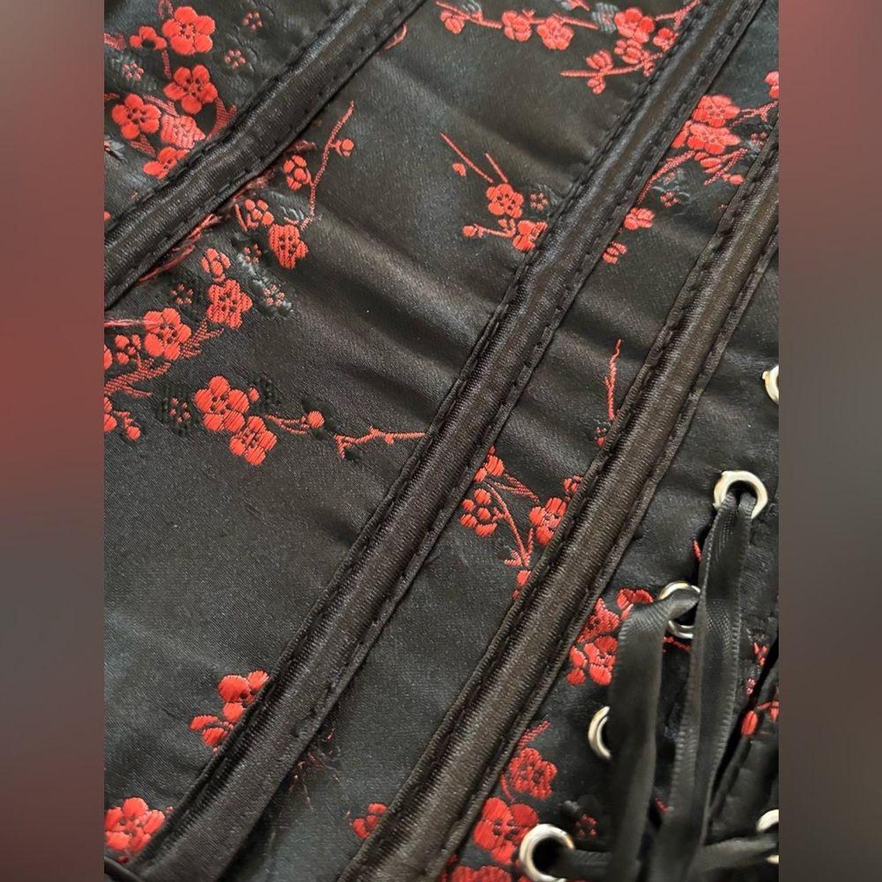 Source Unknown Women's Corset - Red/Black - M – B… - image 3