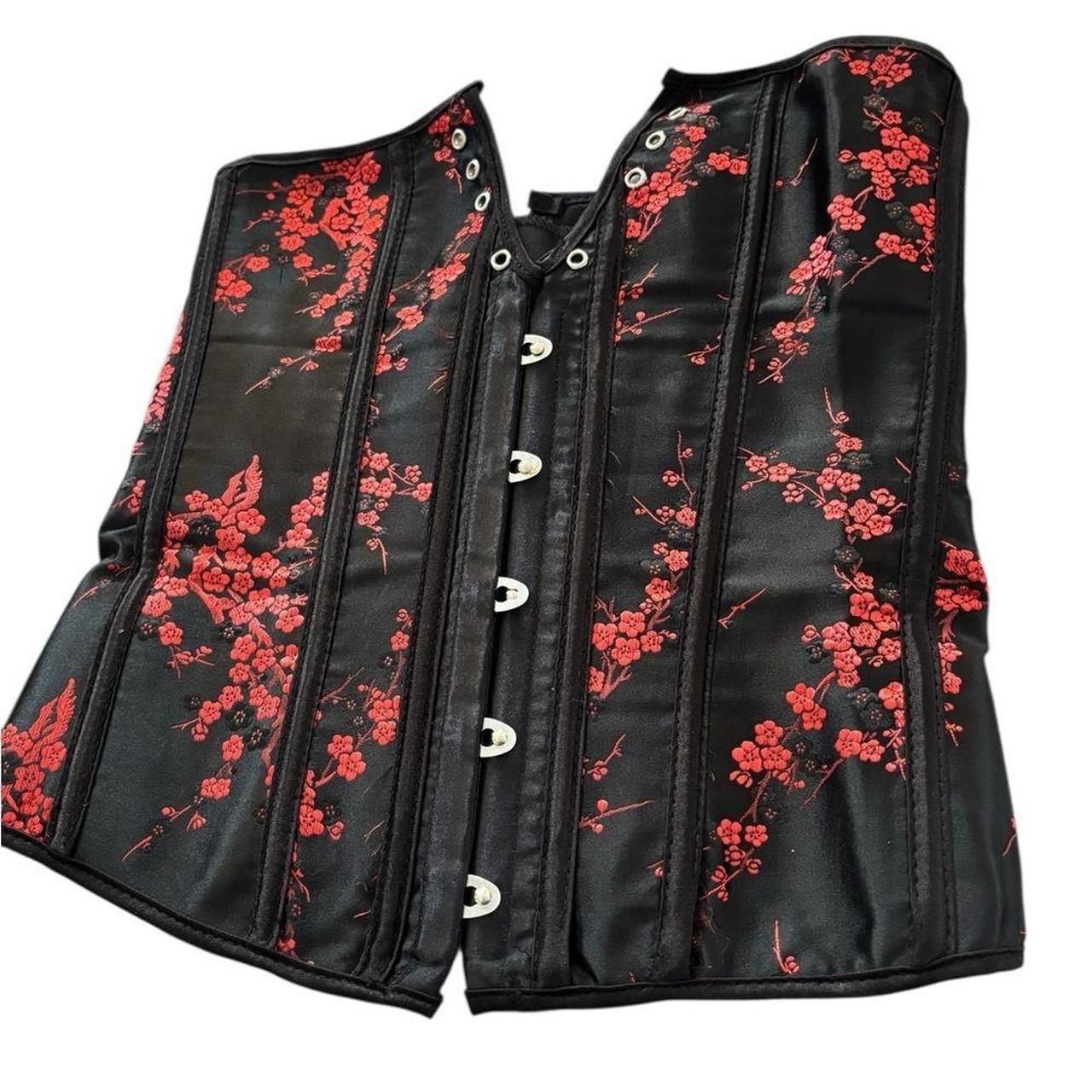 Source Unknown Women's Corset - Red/Black - M – B… - image 2