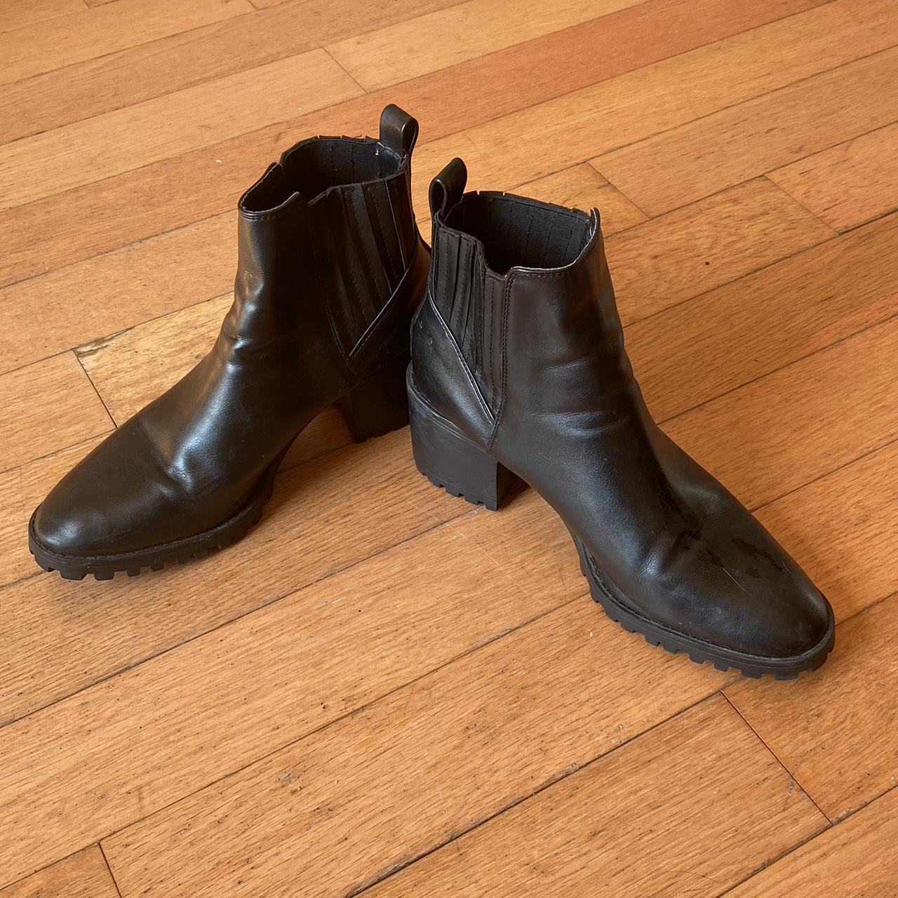 zara black boots womens