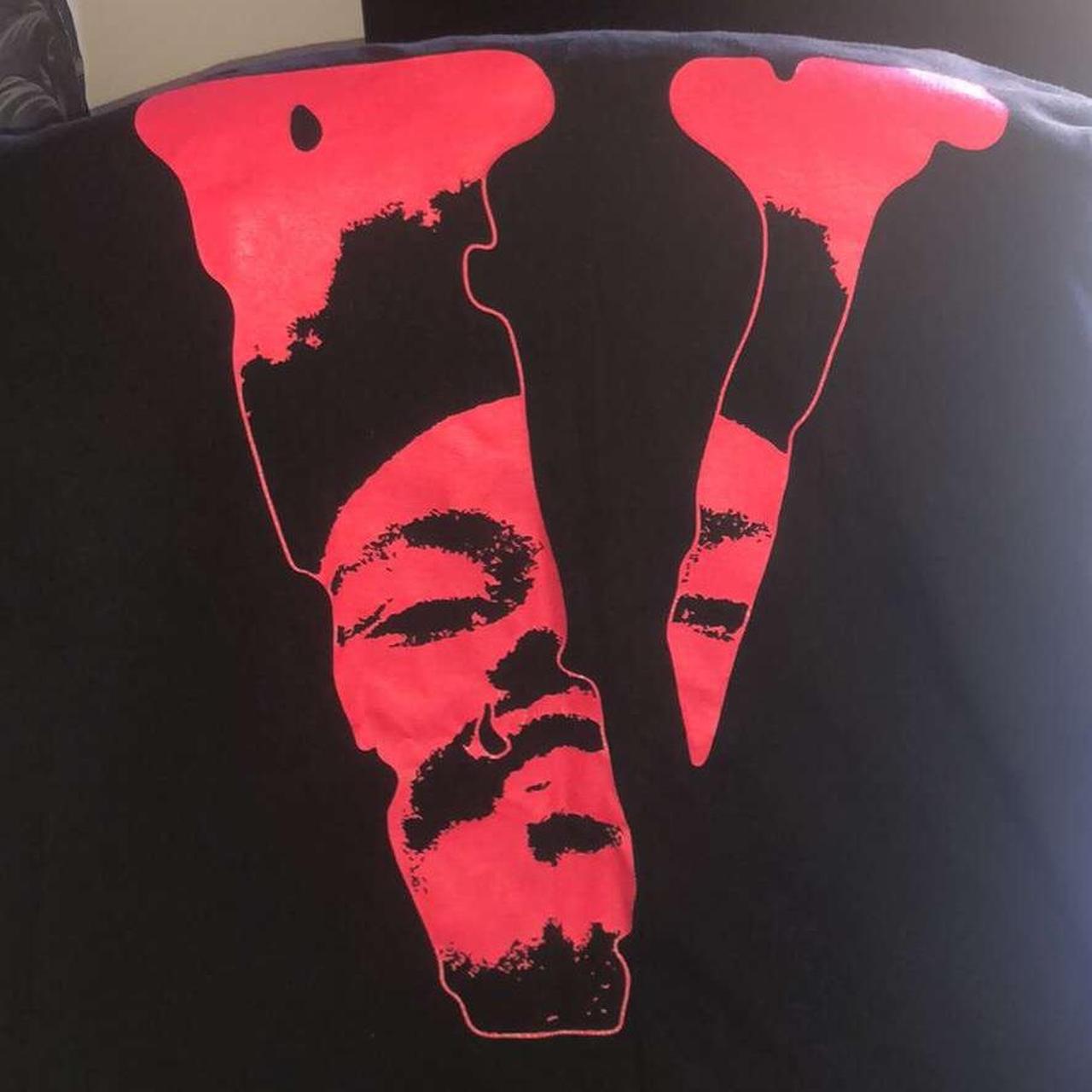 The Weeknd x Vlone After Hours Blood Drip Tee BlackThe Weeknd x