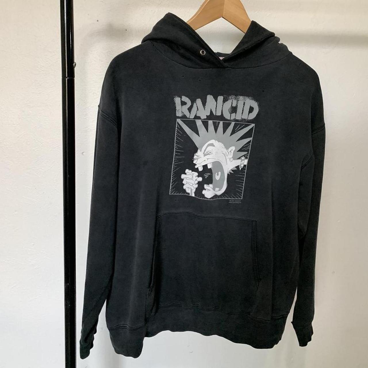 2001 RANCID hoodie Original Send me offers to work... - Depop