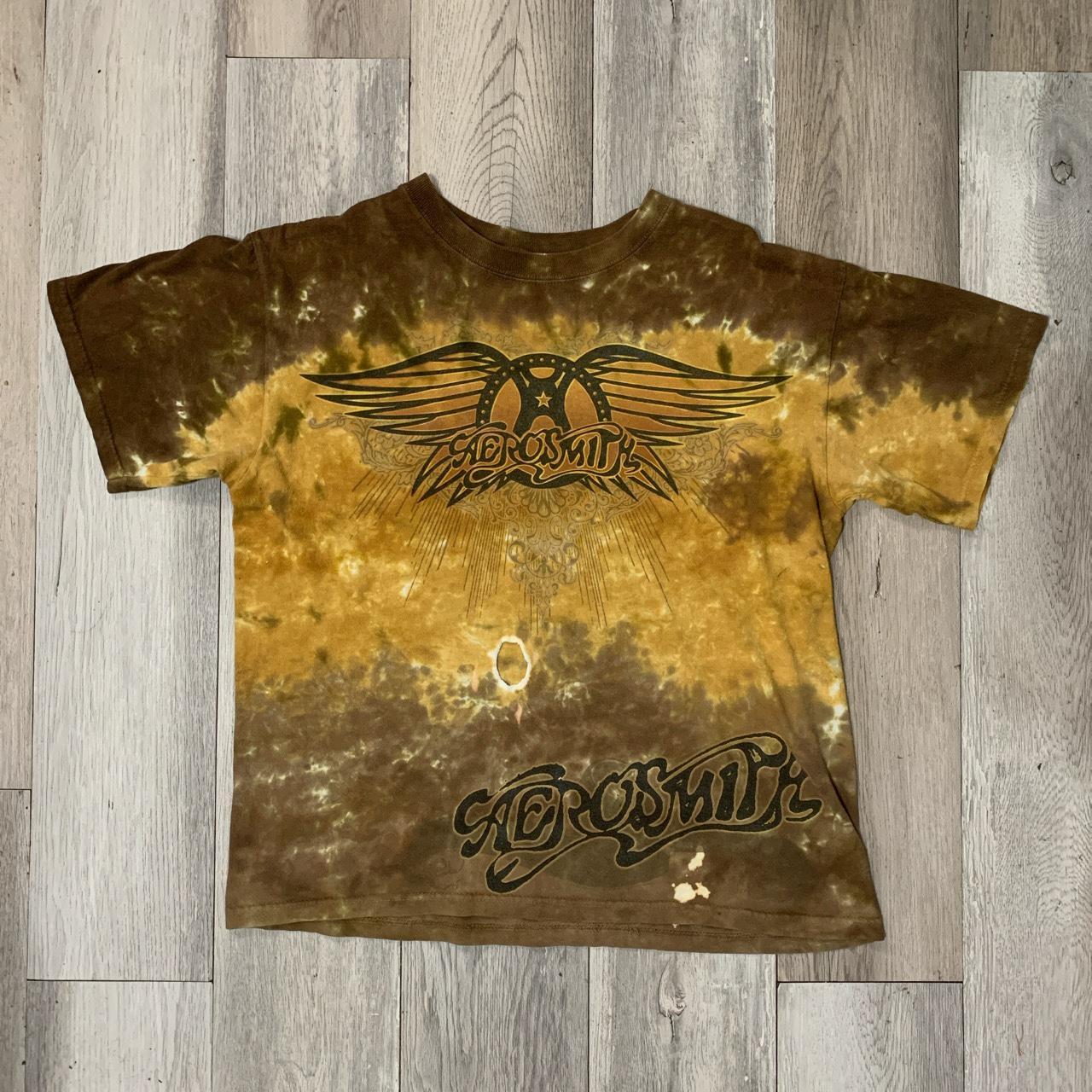 aerosmith tie dye shirt
