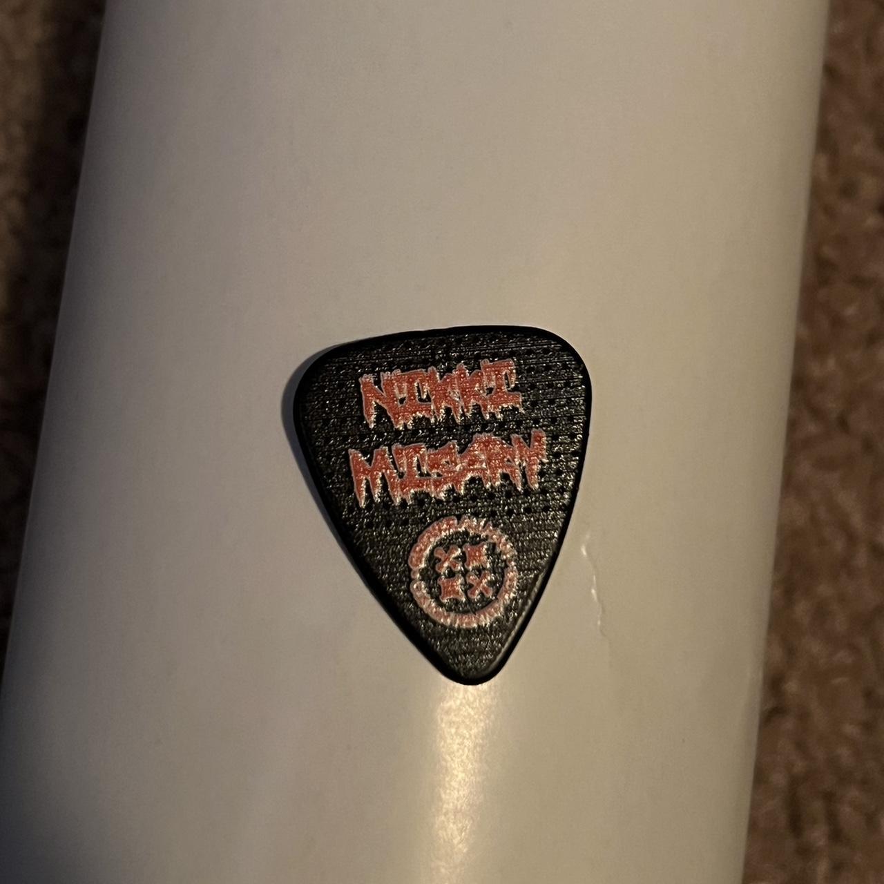 Stage played Nikki misery guitar pick Free... - Depop