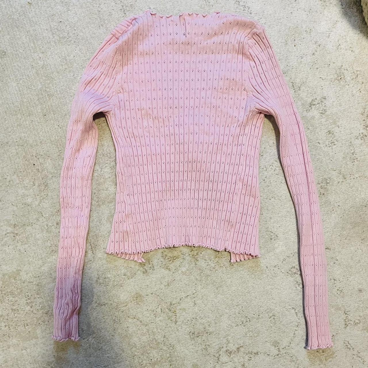 Princess Polly Women's Pink Cardigan Depop
