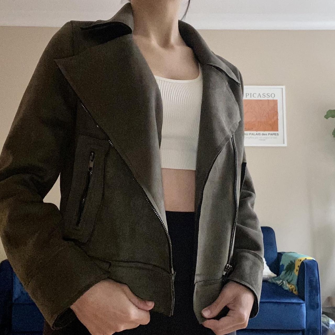 Banana republic faux suede on sale jacket