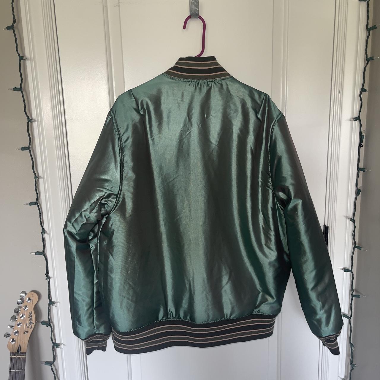 Clothing Green Playboy Varsity Jacket Playboy X Huff Reversible