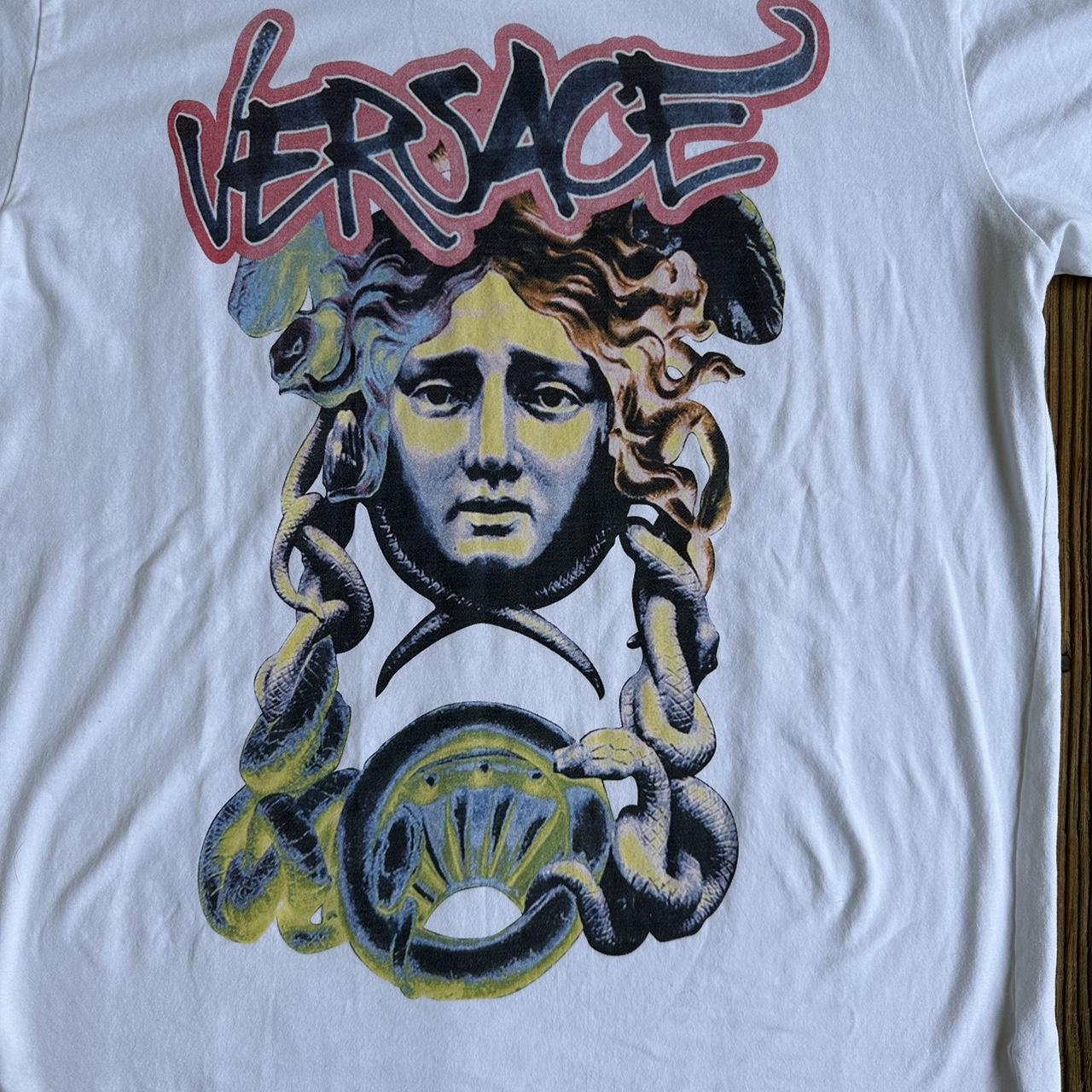 Versace Men's multi T-shirt | Depop