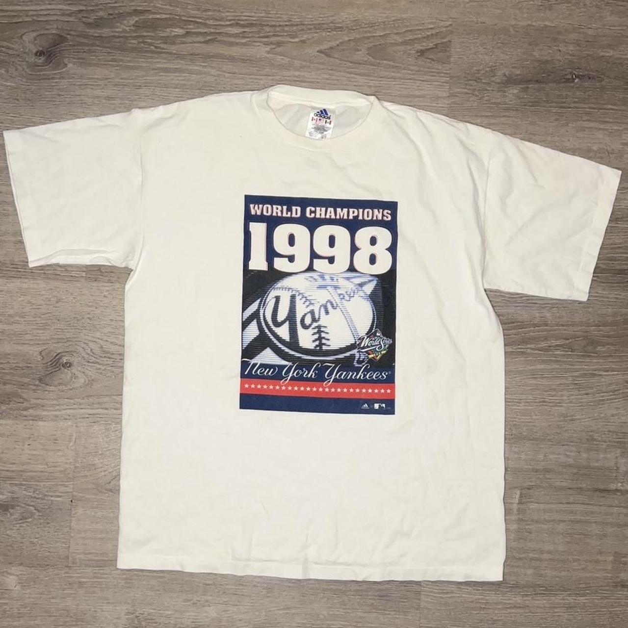 90s Vintage New York Yankees 1998 T-shirt World Series Champions