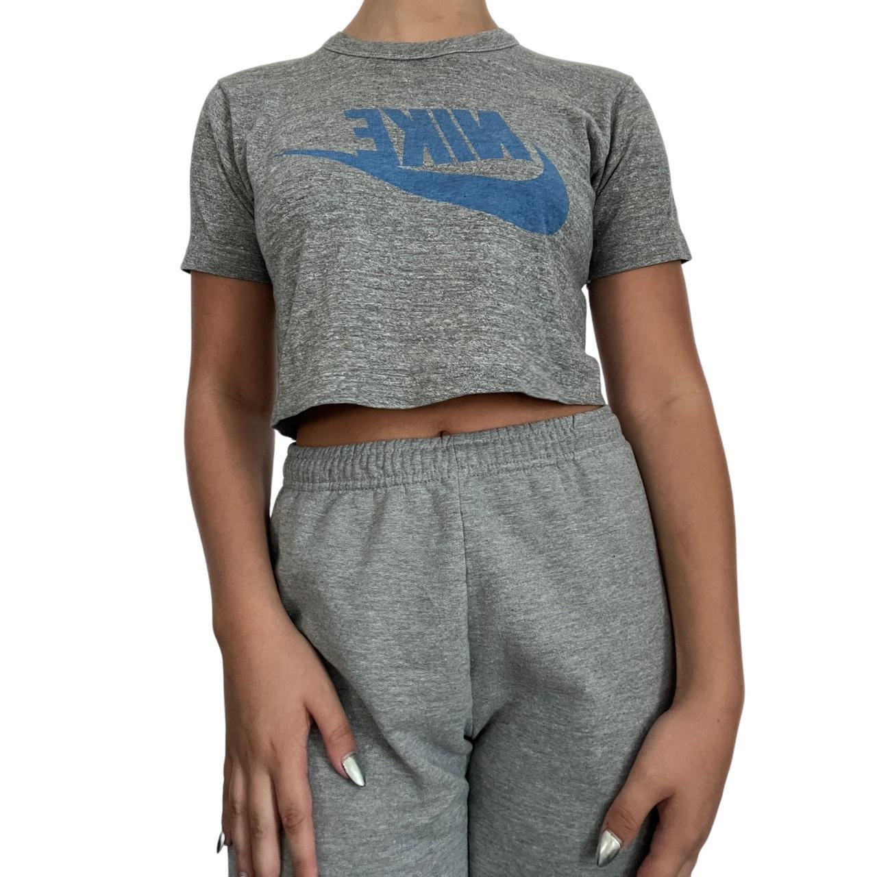 Rare Vintage Nike Crop Top from the 70s lightly... Depop