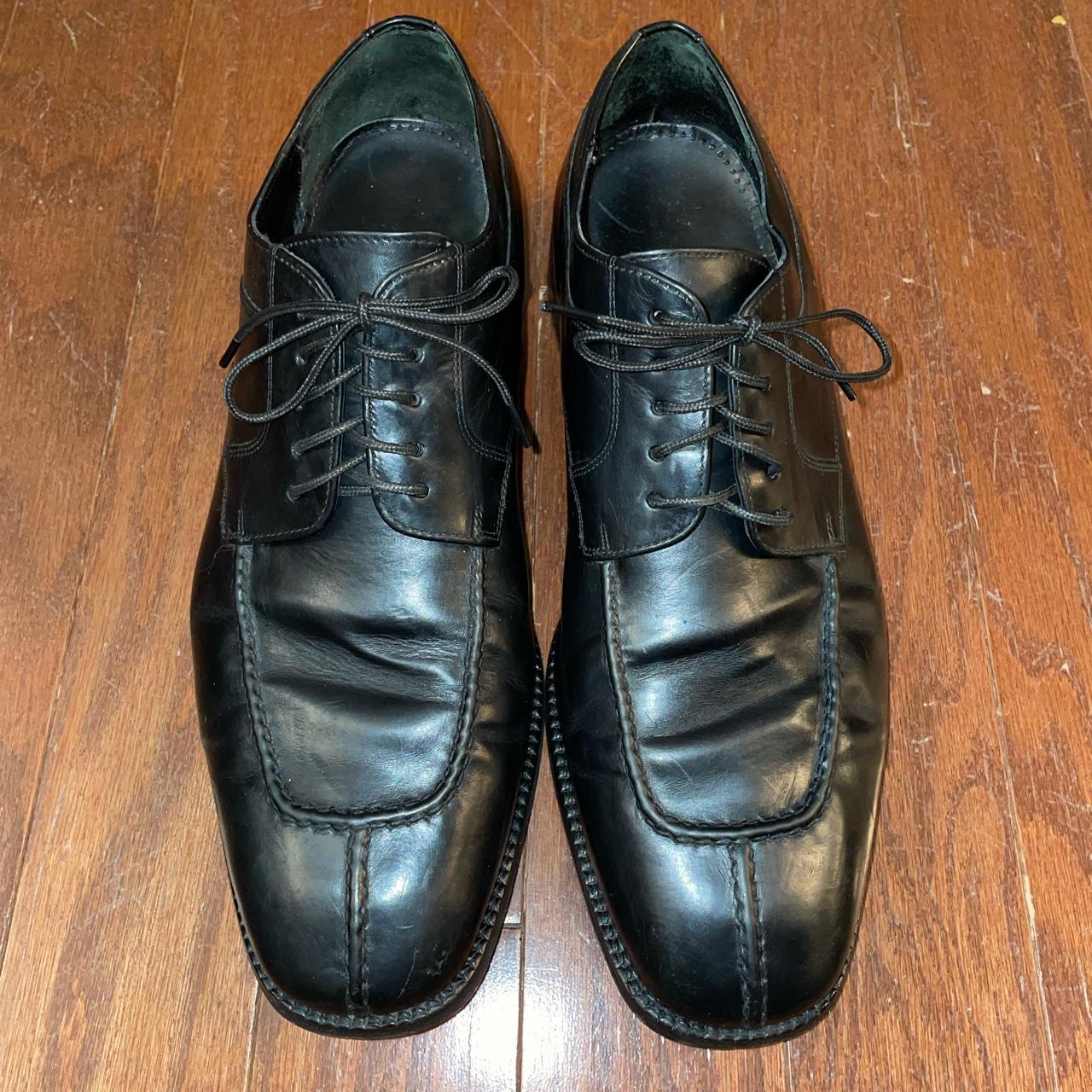 Men s Cole Haan Calhoun Split Toe black leather. Depop