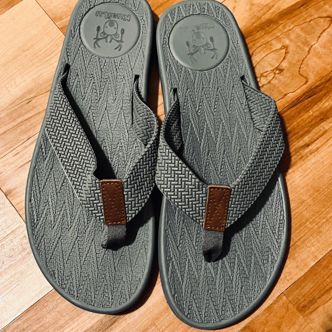 KUAILU Mens Flip Flops Thong Sandals Yoga Foam... - Depop