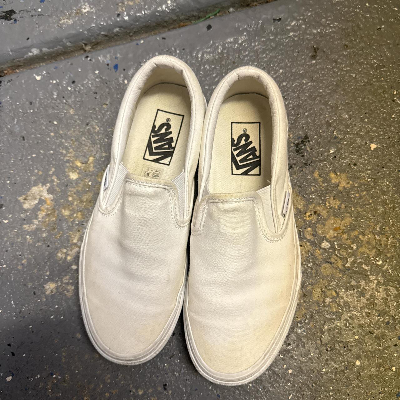 Vans Women's Sneakers White/Cream US – White Vans Classic