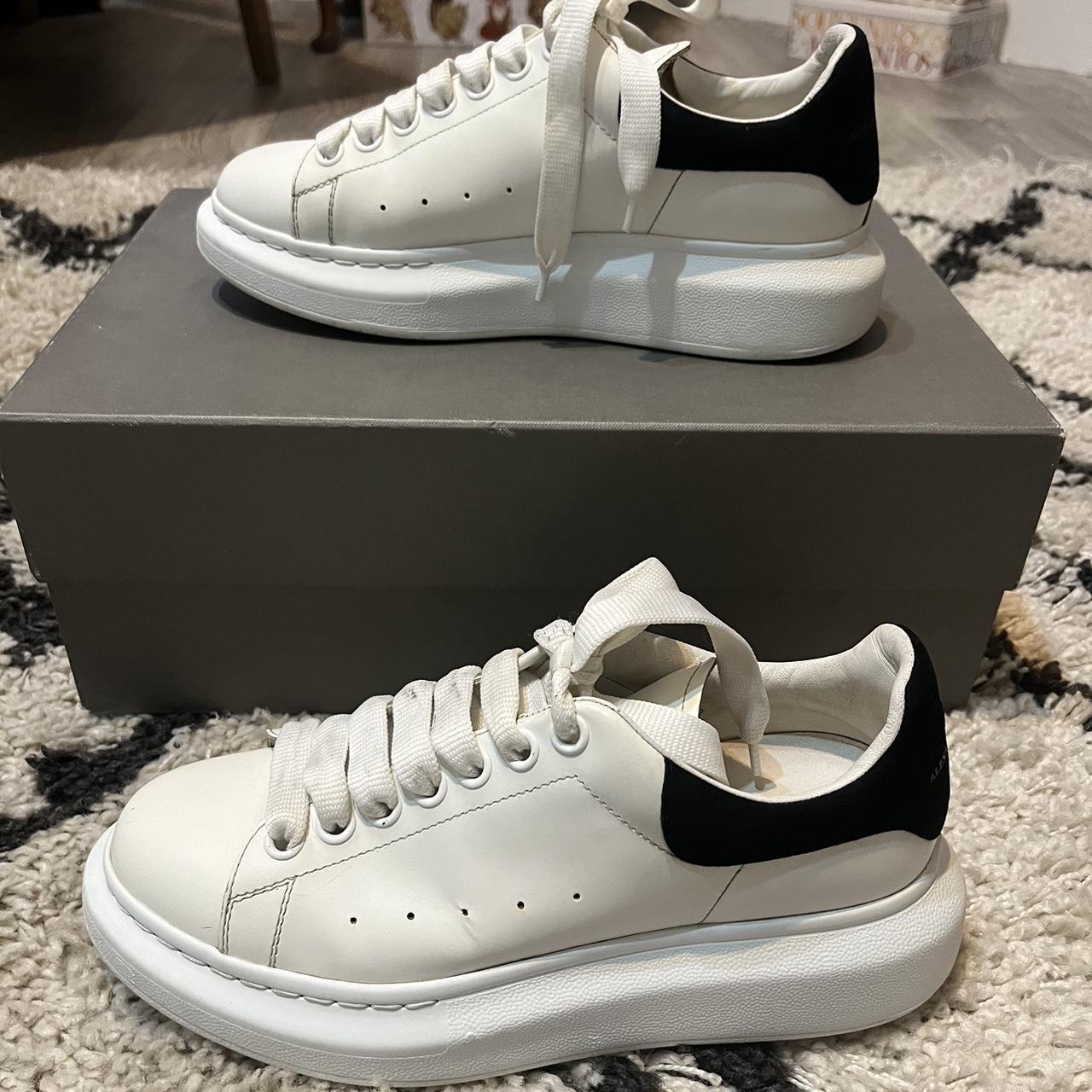 Alexander Mcqueen Trainers Size 5 Comes with box and. Depop