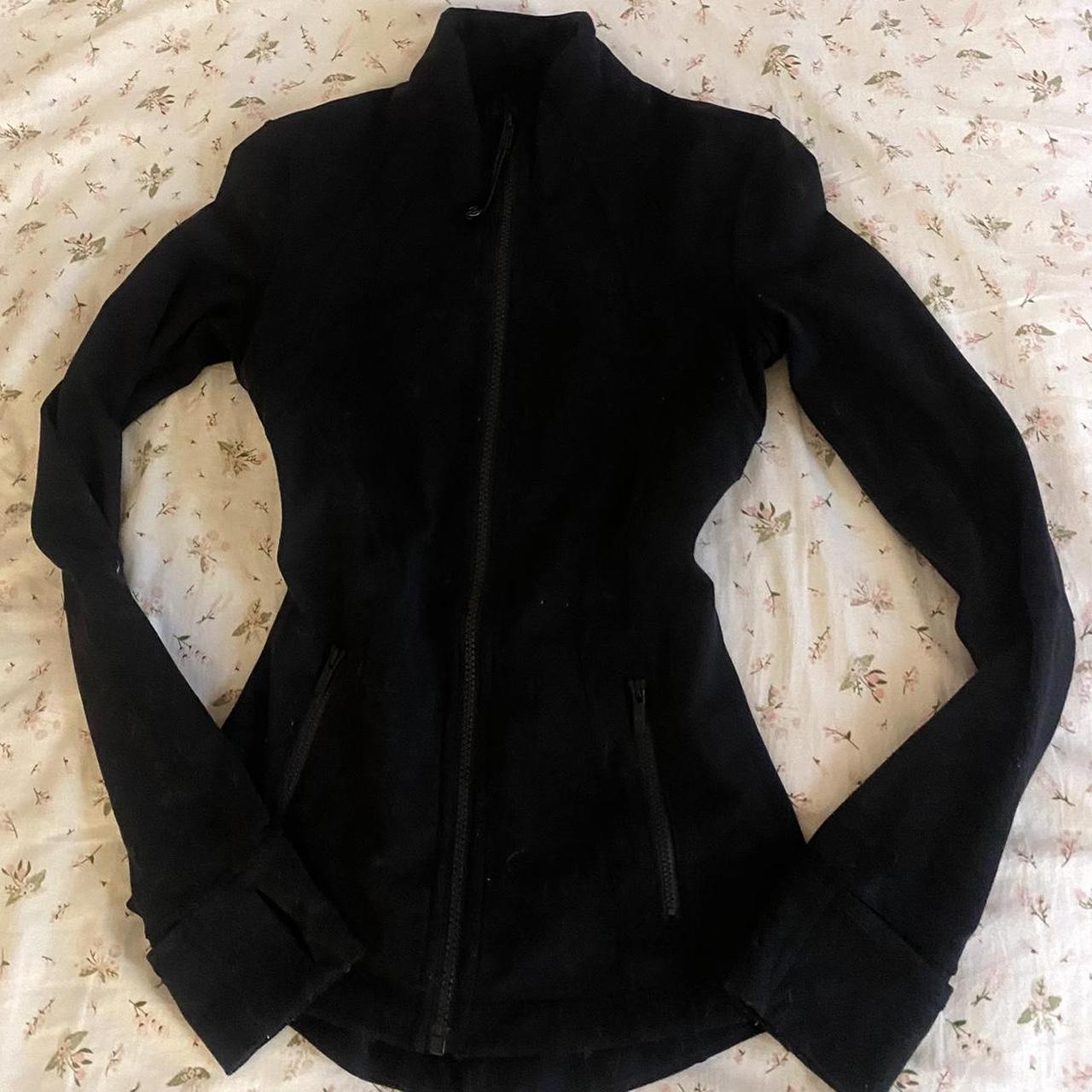 Lululemon Bbl Jacket Black lulu zip up never worn - Depop