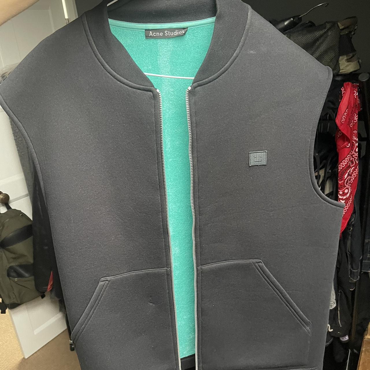 Stussy Sherpa reversible vest. Olive. Large. Sold | Depop