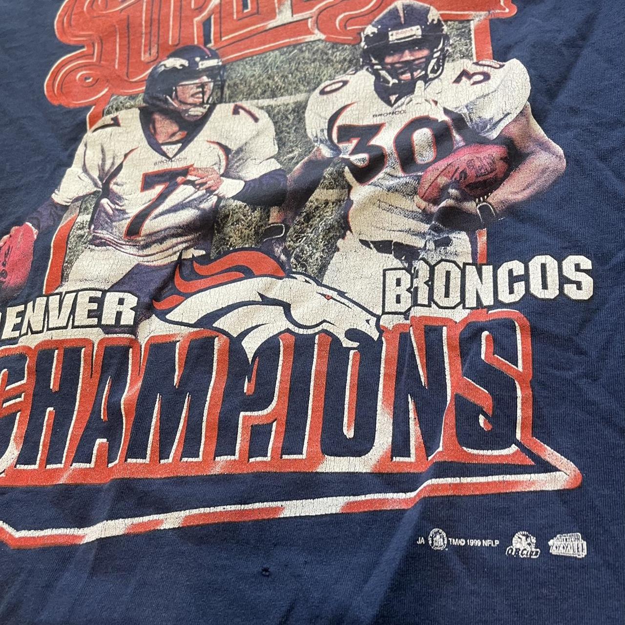 Vintage 1998 Denver Broncos back to back Super Bowl - Depop