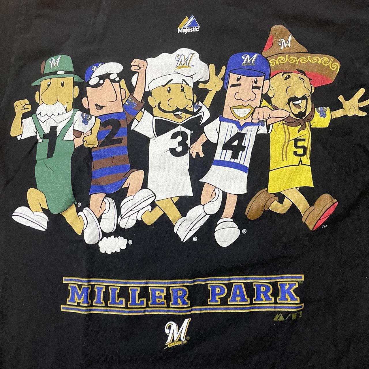 2000s Milwaukee Brewers Miller Park racing sausages - Depop