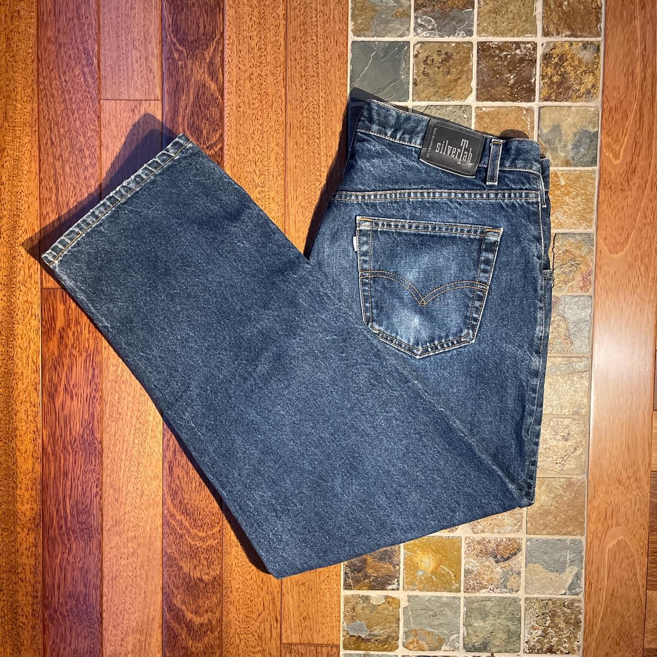 Vintage Levi’s Silver Tab Jeans. Size 38 x 30 Sweet... - Depop