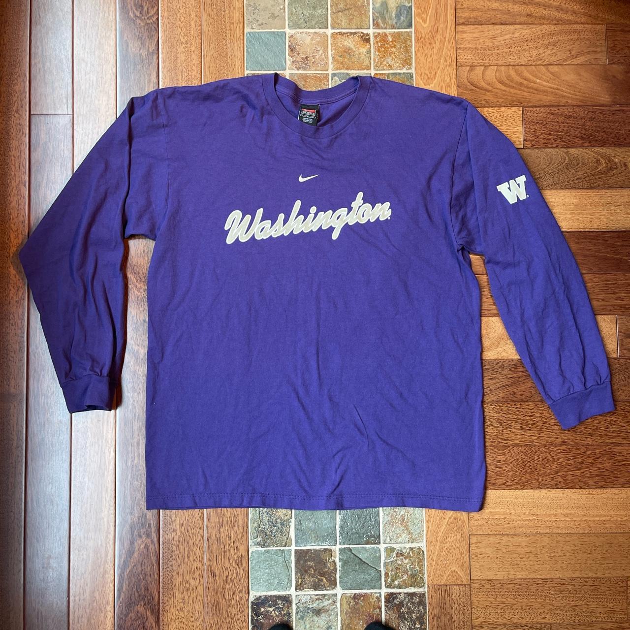 Vtg nike uw washington huskies baseball jersey men - Depop