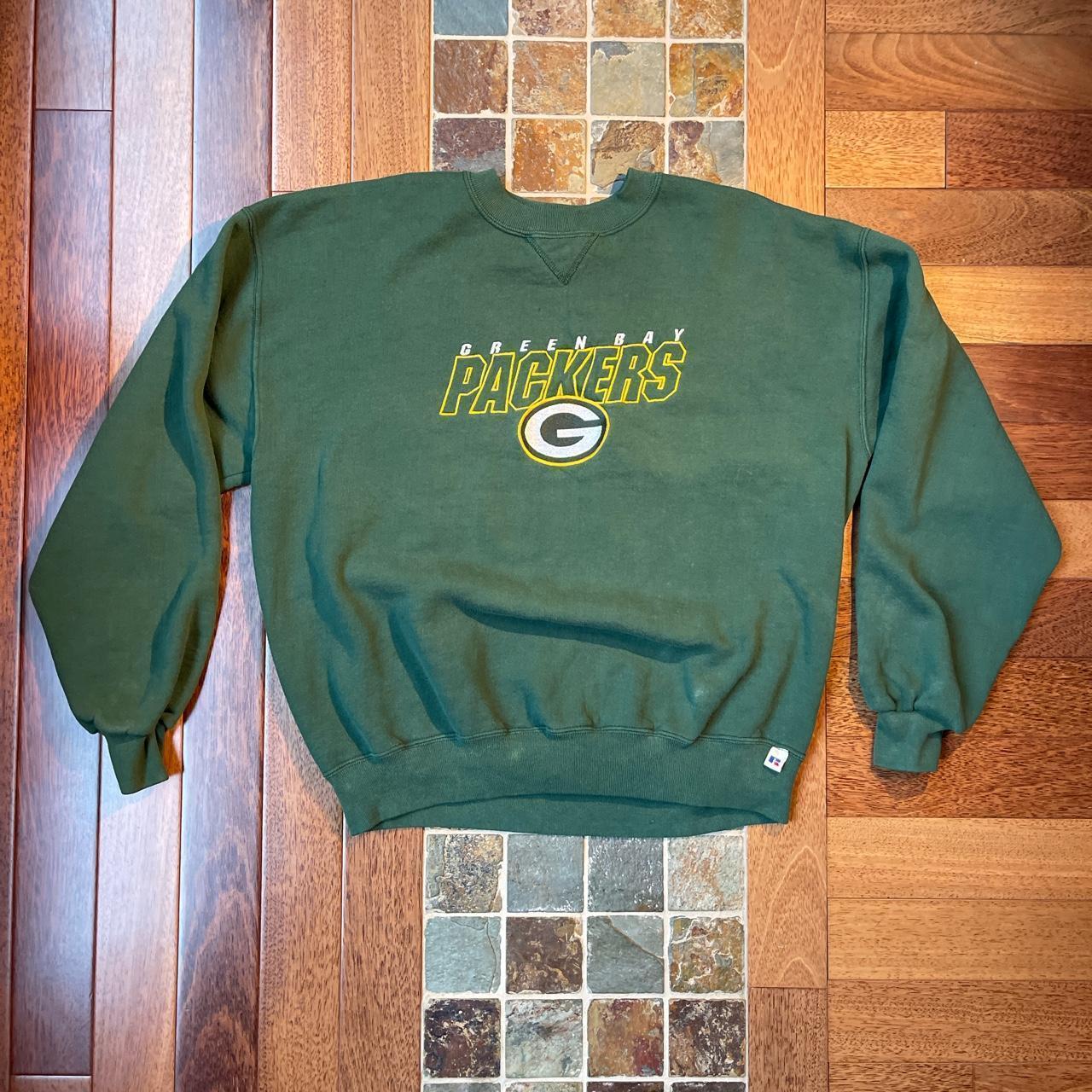 Vintage 90's Green Bay Packers Sweatshirt by Russell Athletic