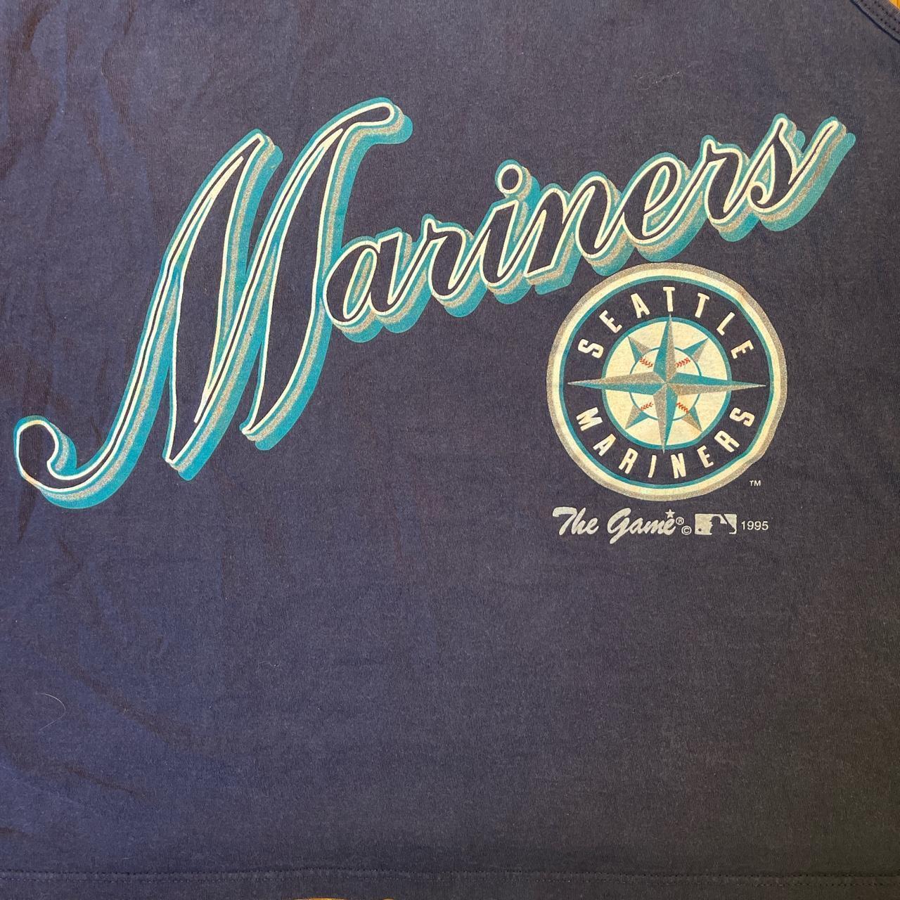 Vintage 1995 Seattle Mariners Shirt. The shirt is in - Depop