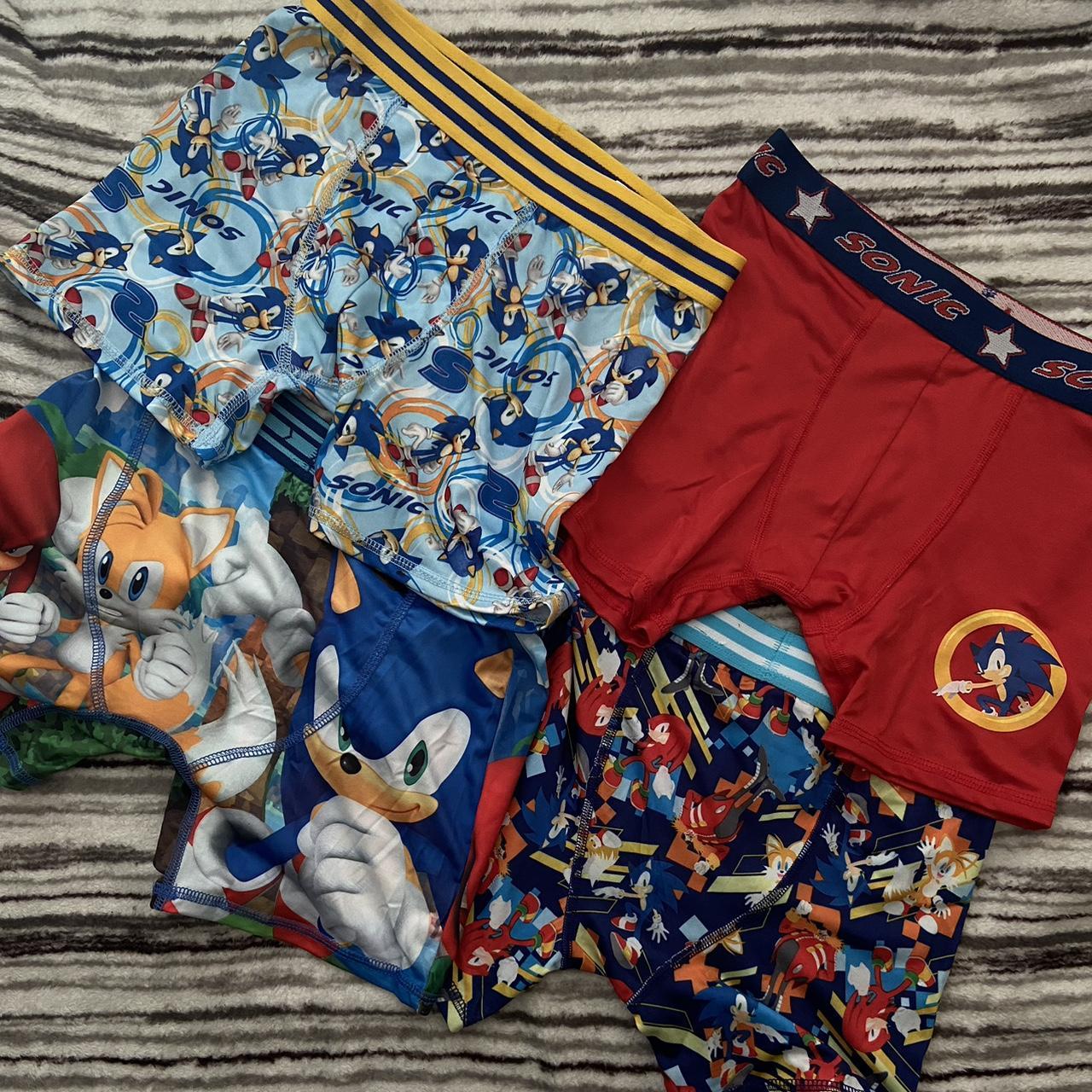 Sonic The Hedgehog Boxers -size 10 in boys -comes - Depop