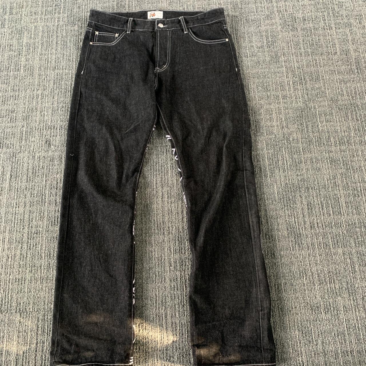 Black viracocha jeans used once perfect... - Depop