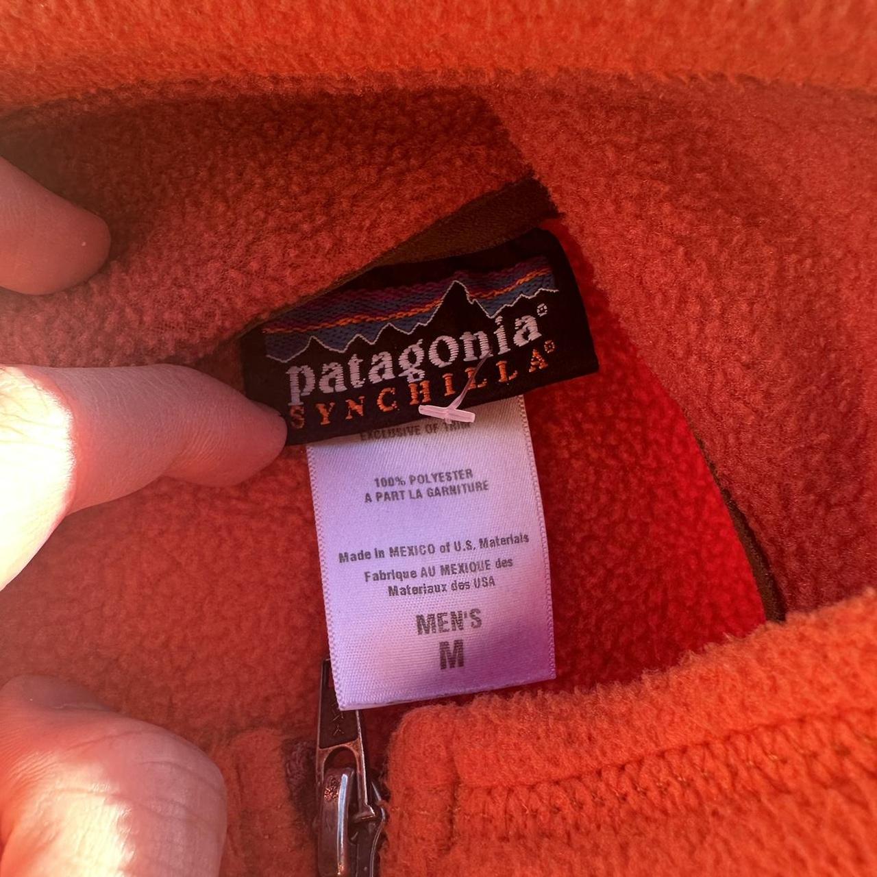 - Orange Patagonia Jacket Fleece🍊🍊🍊 - Men’s Medium - Depop