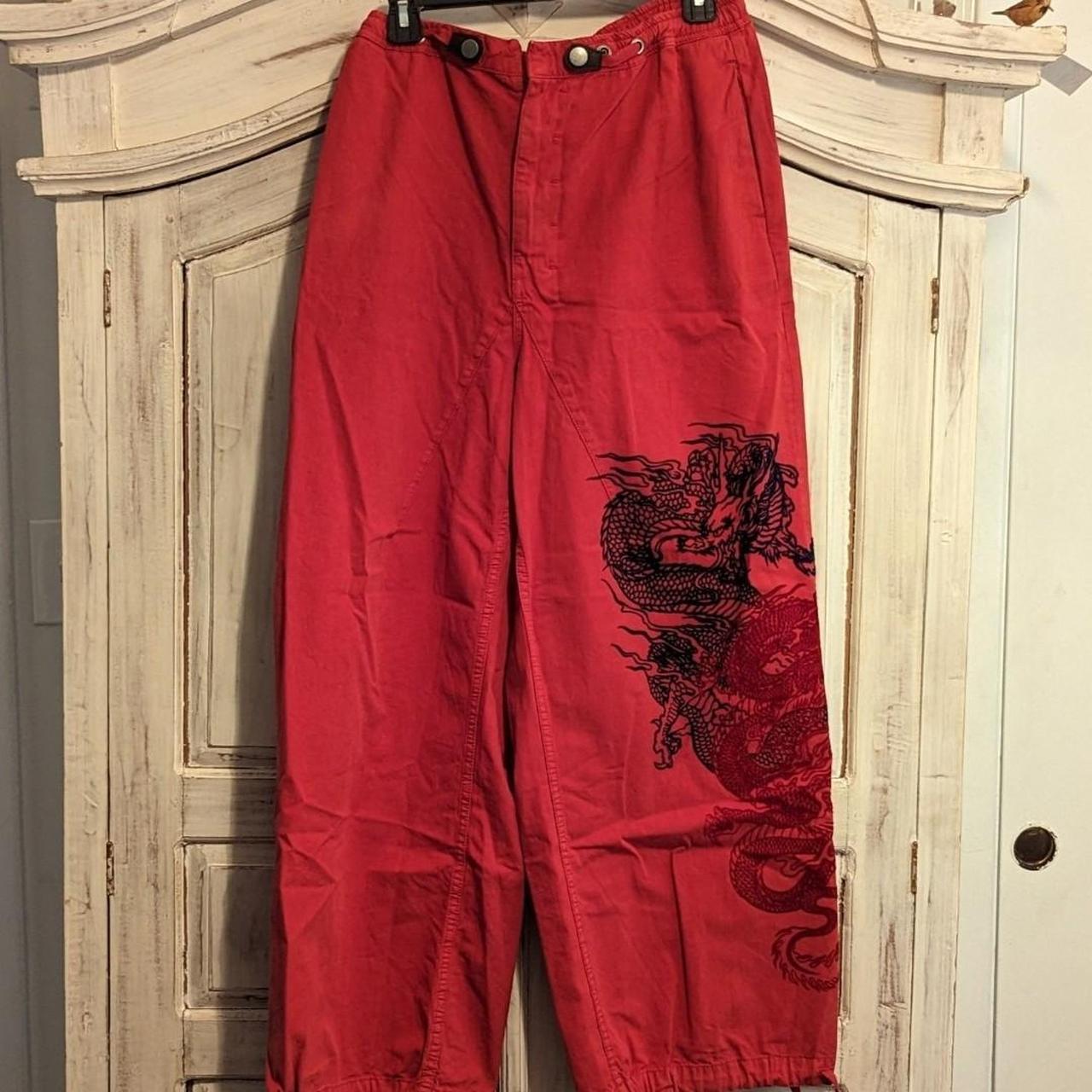 Jaded London Women's Red Joggerstracksuits Depop
