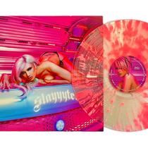 Slayyyter self titled clear with store pink splatter vinyl