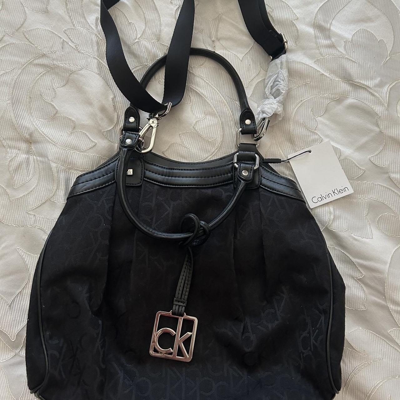 Calvin Klein Logo Strap Crossbody Bag In Black - FREE* Shipping