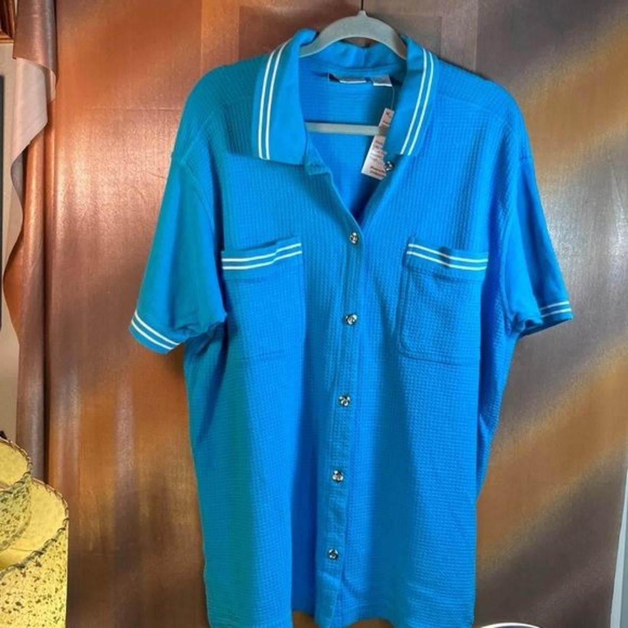 Vintage Supply Women's Blue Shirt | Depop