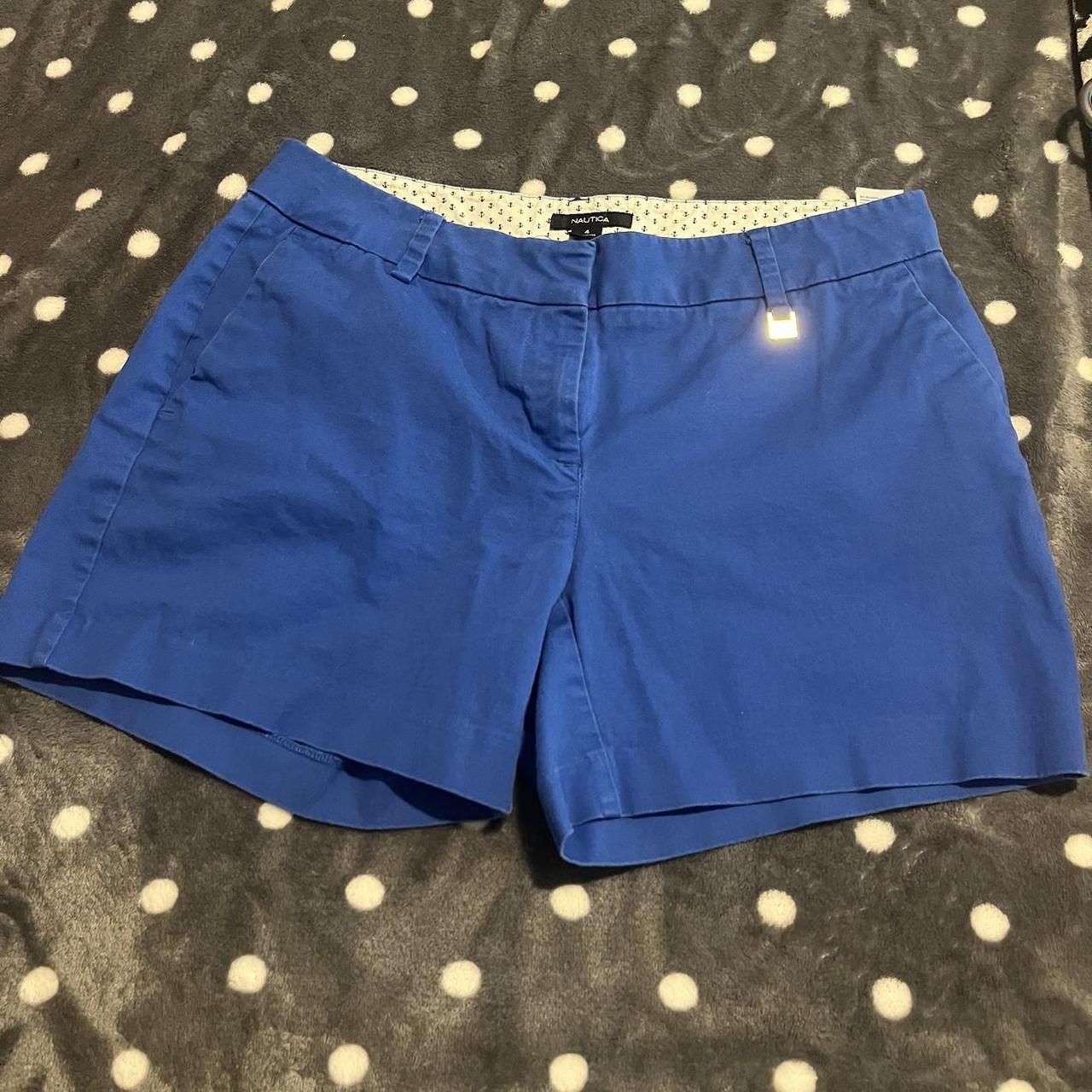 Nautica preppy light blue shorts super cute for... - Depop