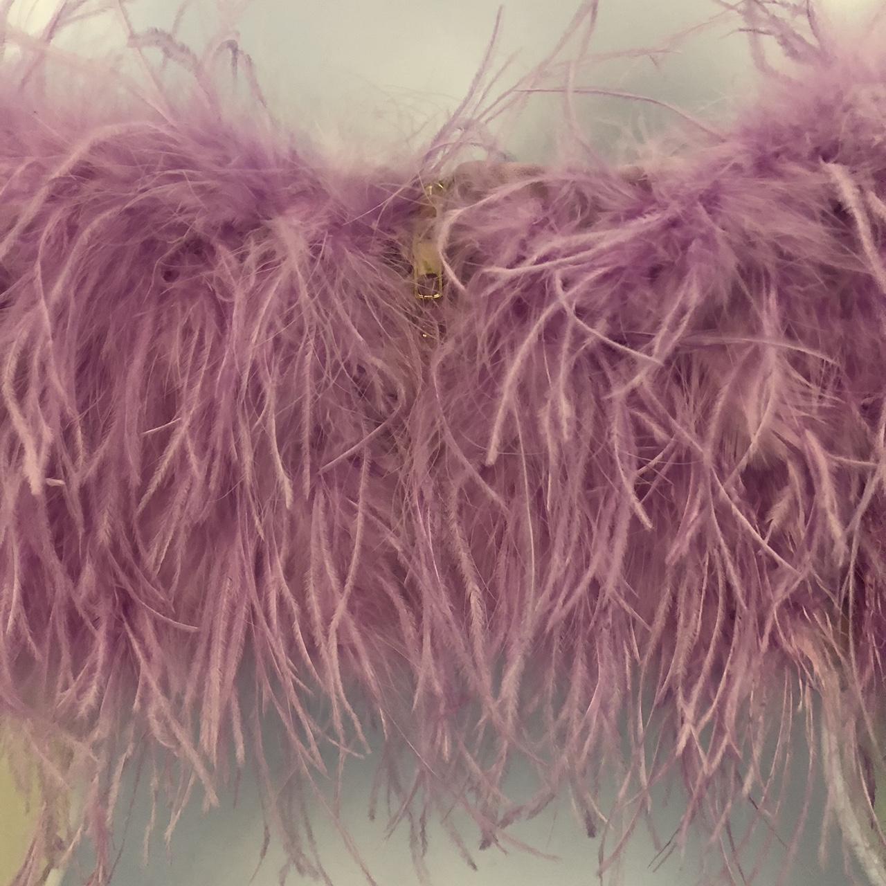 Dream Daze Pink Feather Bandeau Crop Top – Club L London - UK