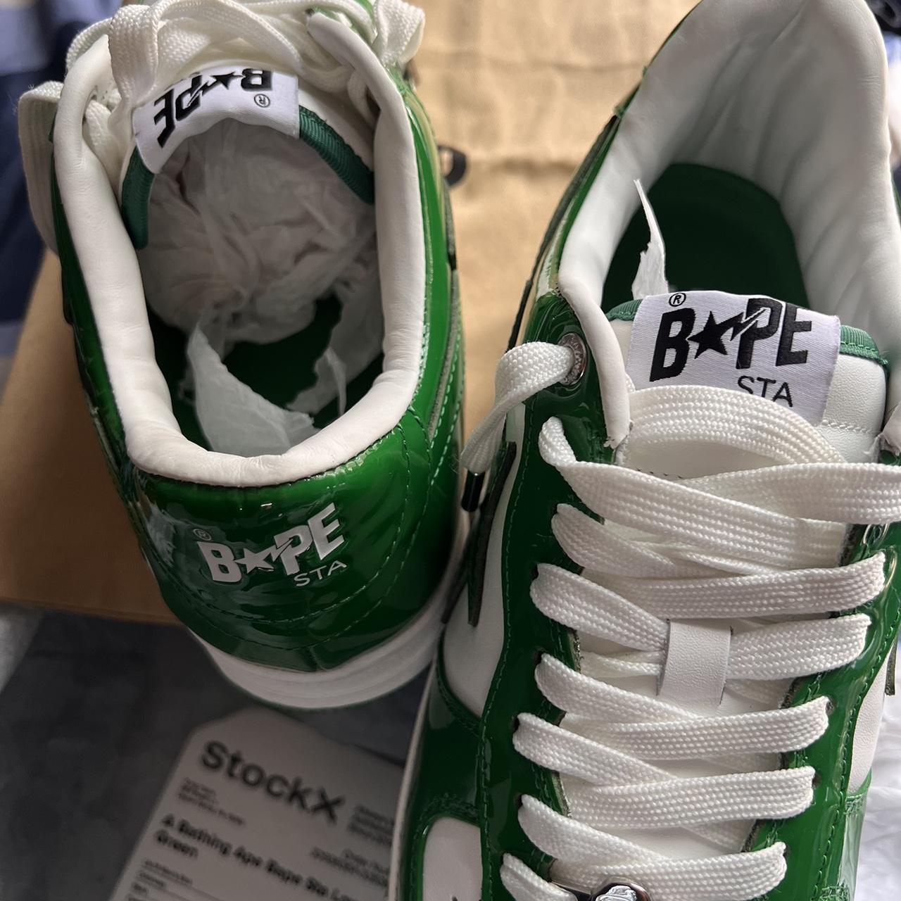 A Bathing Ape Sta Low Green, Size 10 In - Main Image