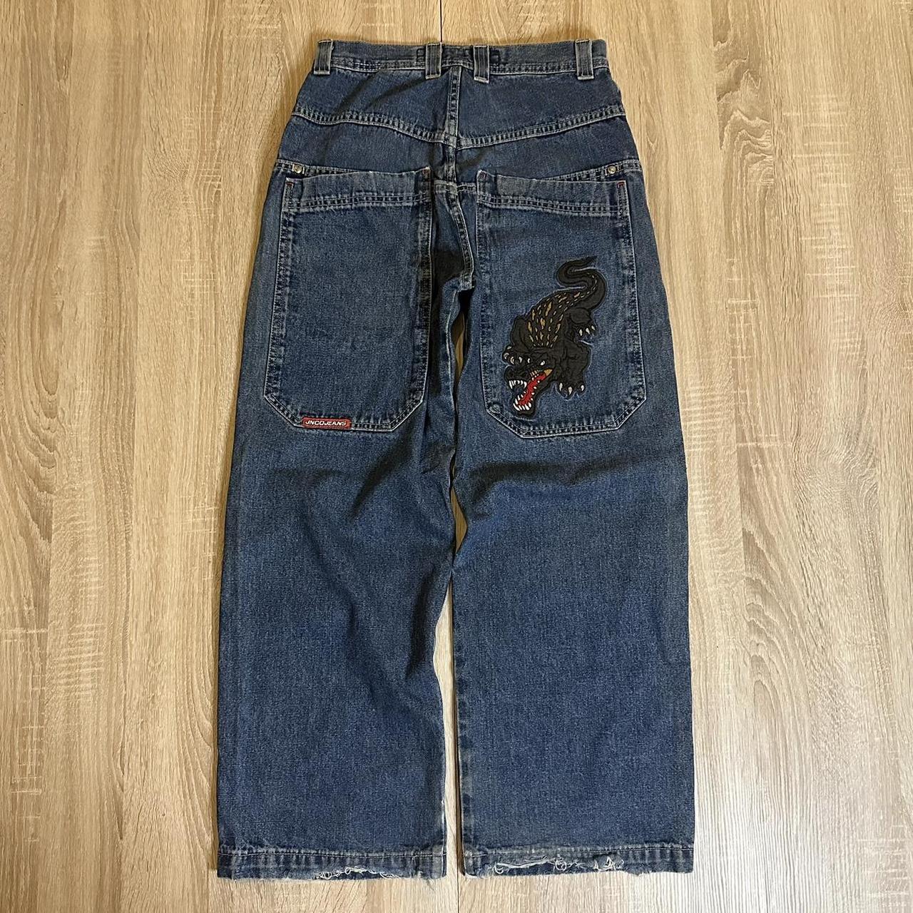 JNCO Men's Blue Jeans | Depop