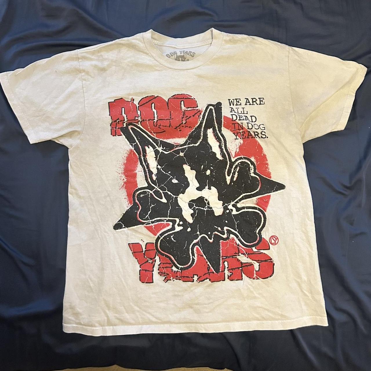 White Zillakami Dog Years Shirt Super Hard... Depop