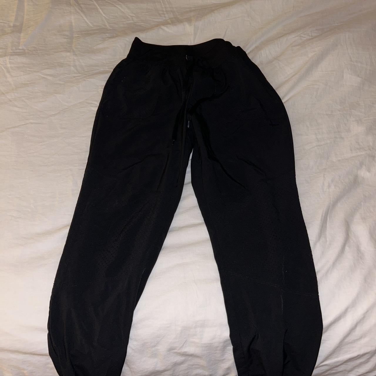 black RBX joggers! the knees have a mesh detailing! - Depop