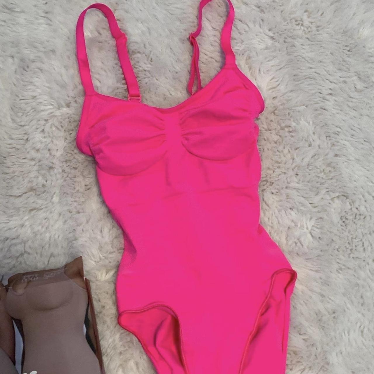 Shape Neon Pink Sculpted Bandeau Bodysuit