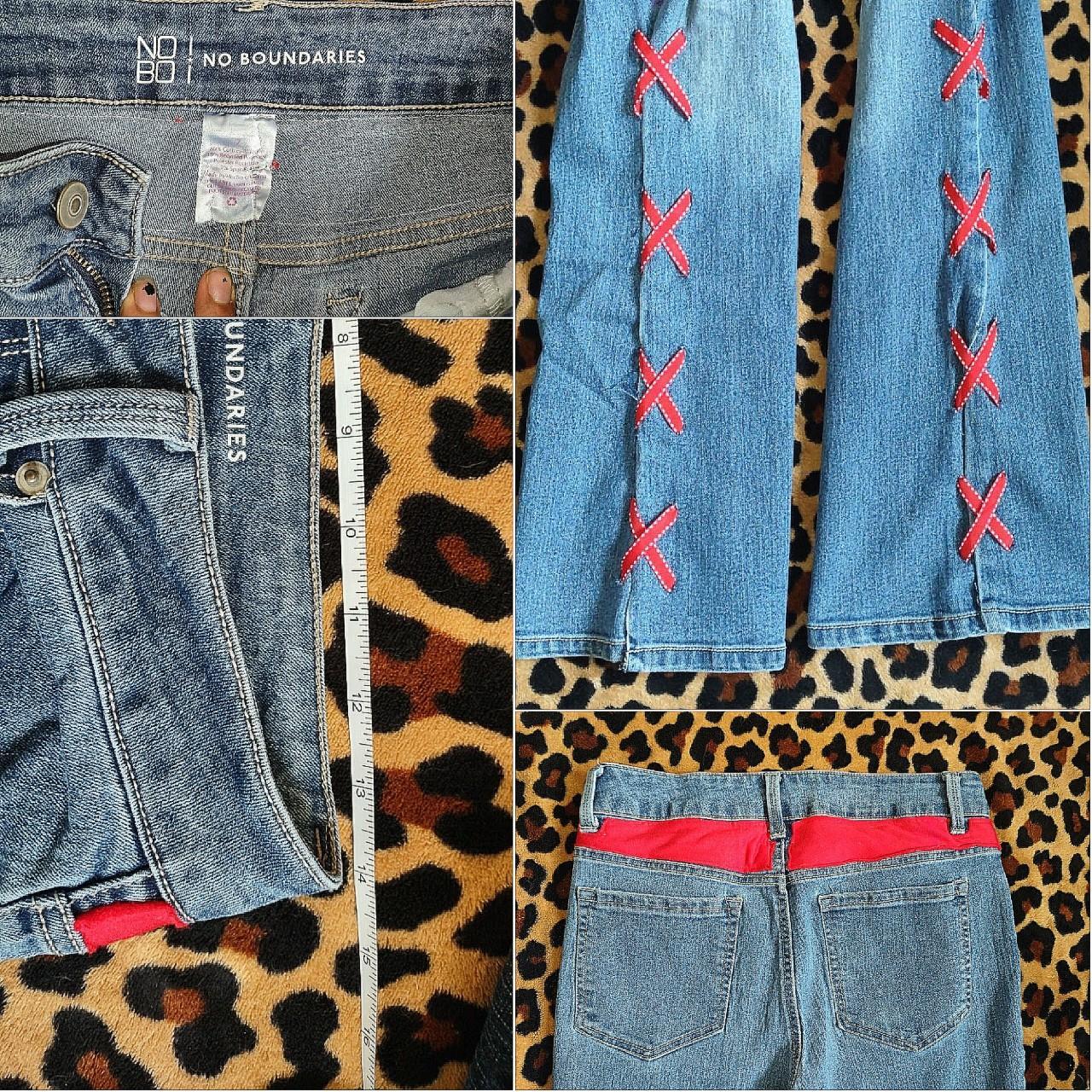 Upcycled bootcut no Boundaries jeans, not low rise