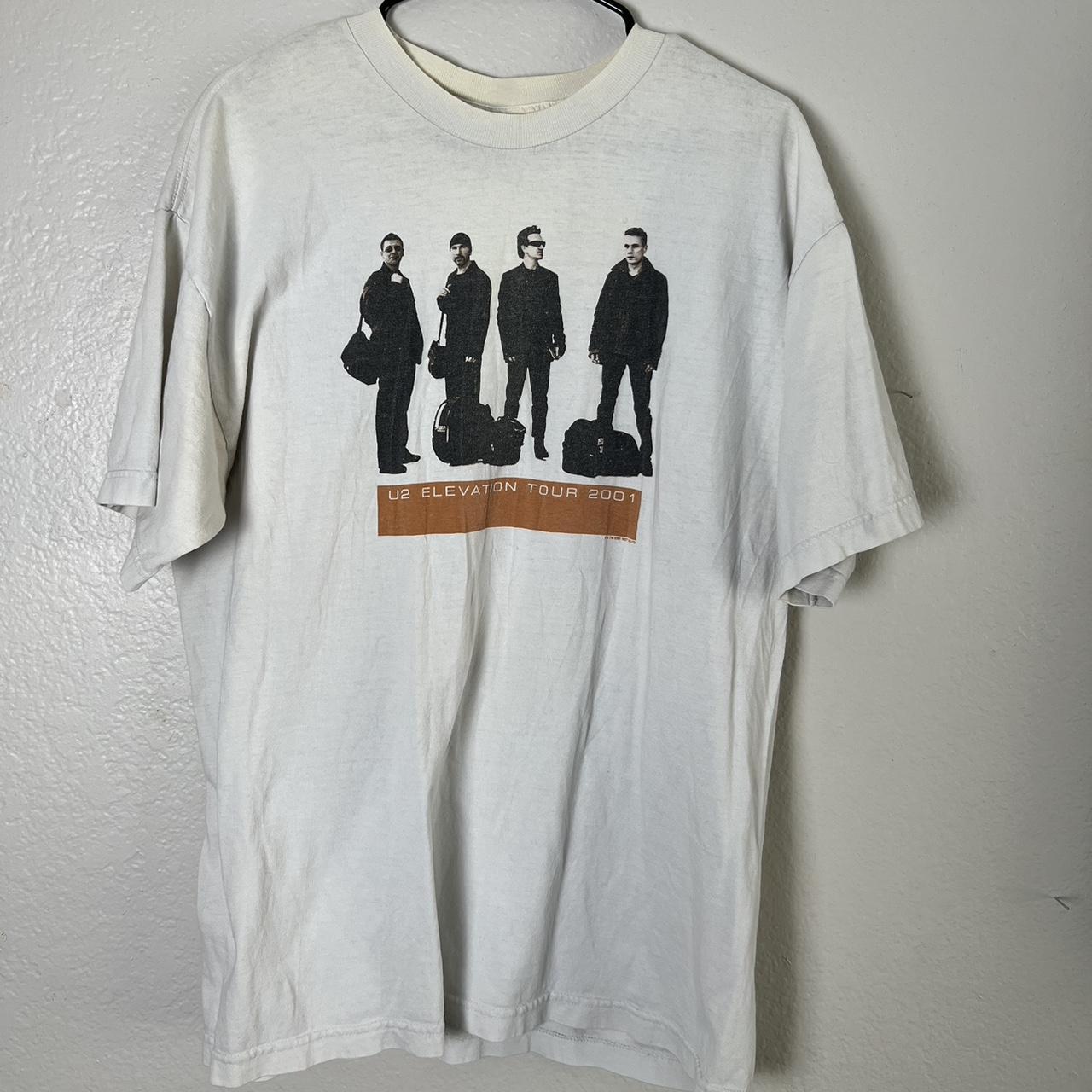 U2 Elevation Tour 2001 T-Shirt Used Lots of life No... - Depop