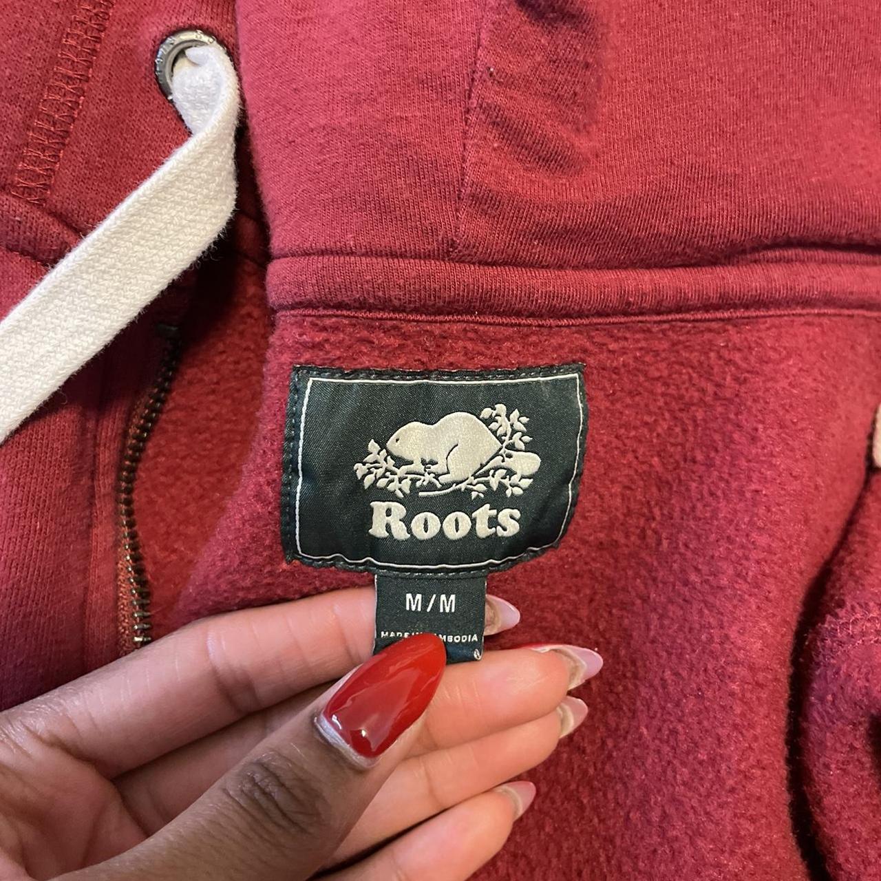 Roots Burgundy tracksuit. Sweater in size M Sweats