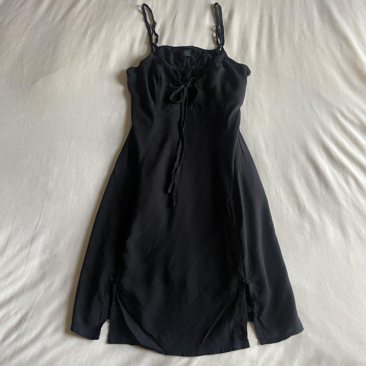 Wild Fable Women's Black Dress | Depop