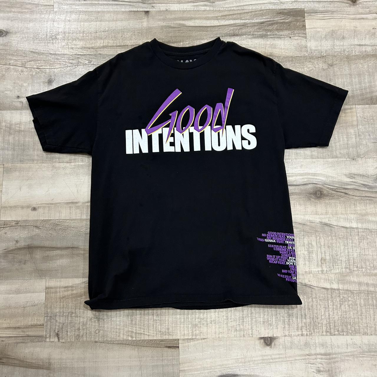 Good Intentions” Vlone NAV collab Tee Size Large. | Depop