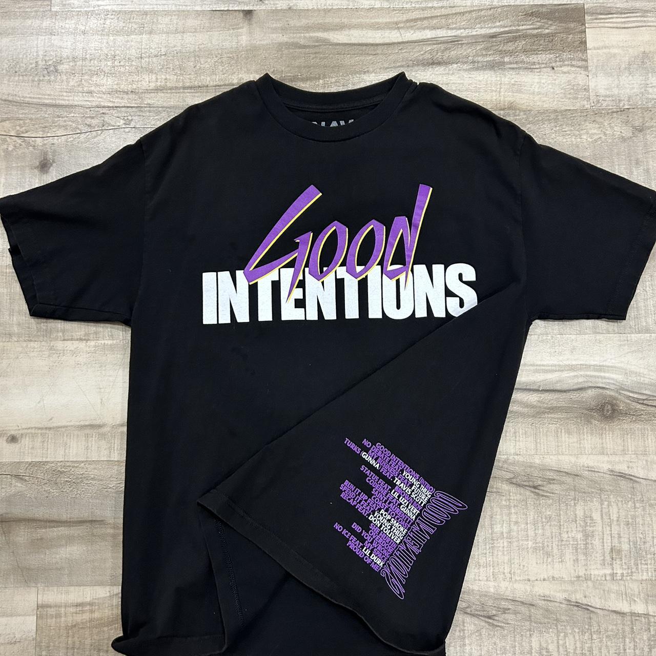 Good Intentions” Vlone NAV collab Tee Size Large. | Depop