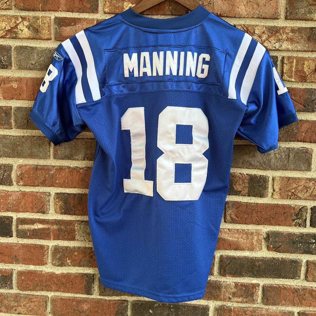 Vintage Reebok Peyton Manning Colts Jersey Size - Depop