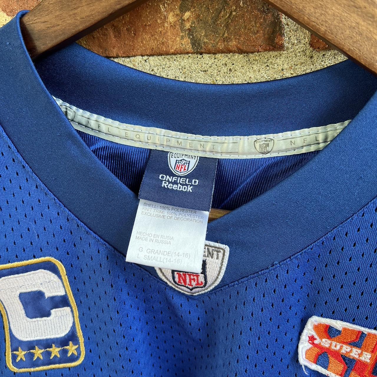 Reebok Peyton Manning Size-L Blue NFL Indianapolis - Depop