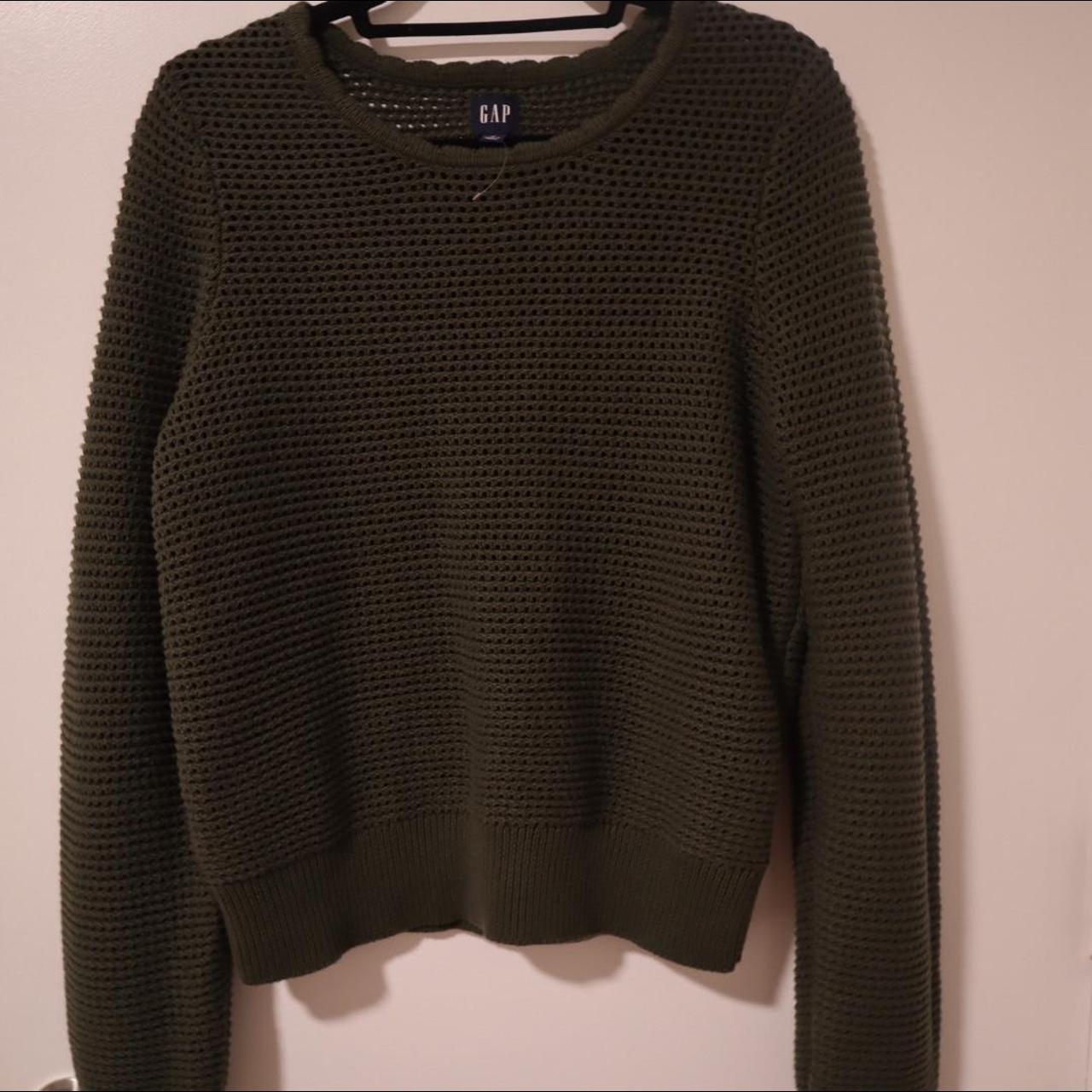 army green sweater from gap ! just bought this year... - Depop